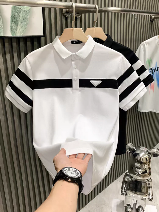 Realm Stripe Polo